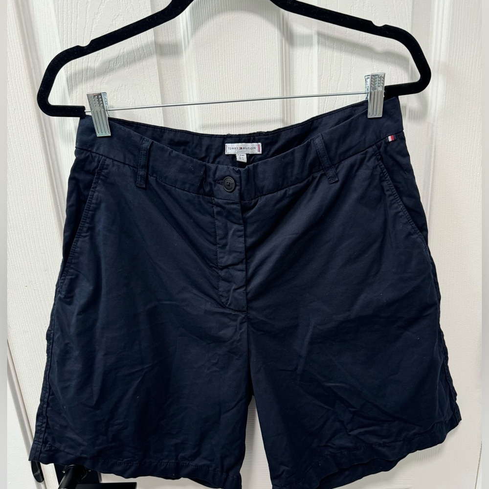 Tommy Hilfiger Navy Bermuda Shorts, Size 8